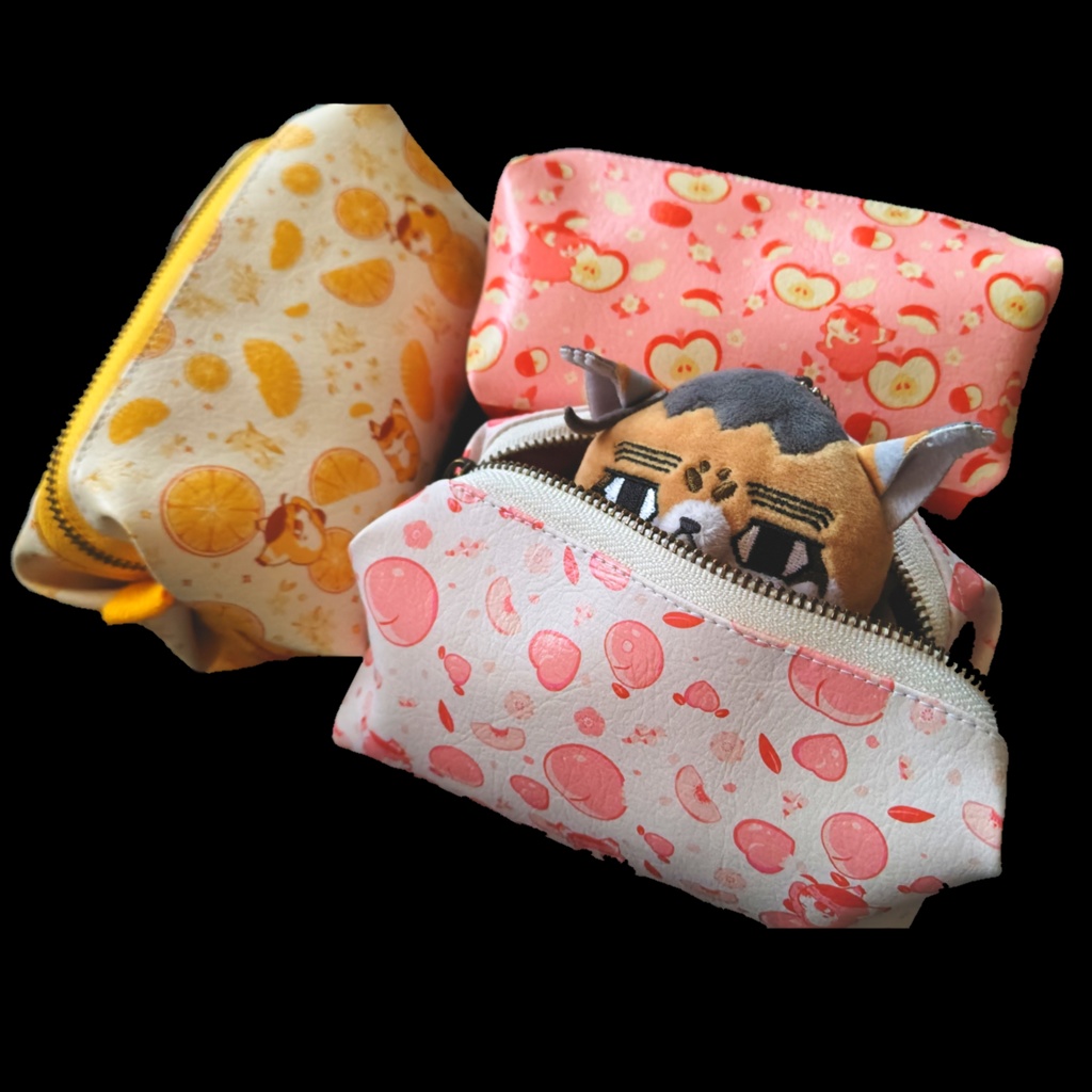 フォゼ尾ちゃん×くだものポーチ【ころころポーチ】