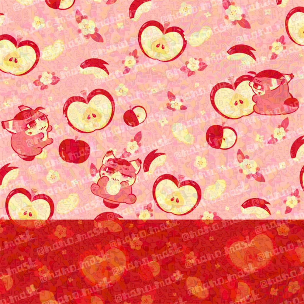 フォゼ尾ちゃん×くだものポーチ【ころころポーチ】