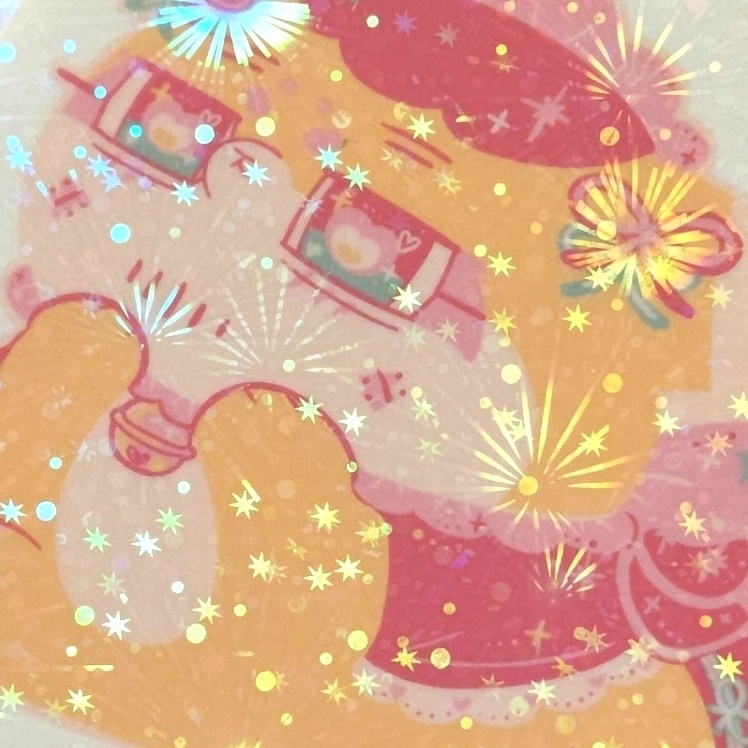 星座フォゼ尾ちゃん🐈️🌠8cmダイカットステッカー