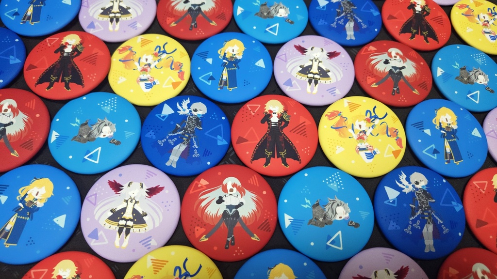 🆕大罪同盟マット缶バッジ【57mm】