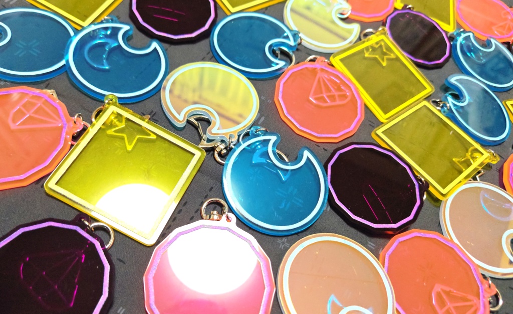 メギド72 フォトンアクリルキーホルダー【50mm】 メギドたちを閉じ込めよう！