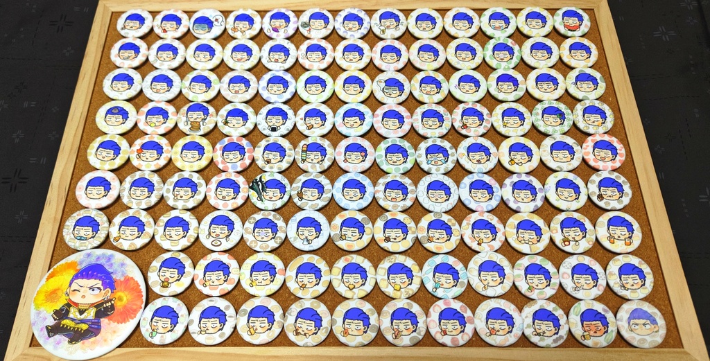 メギド72マット缶バッジ【57mm】