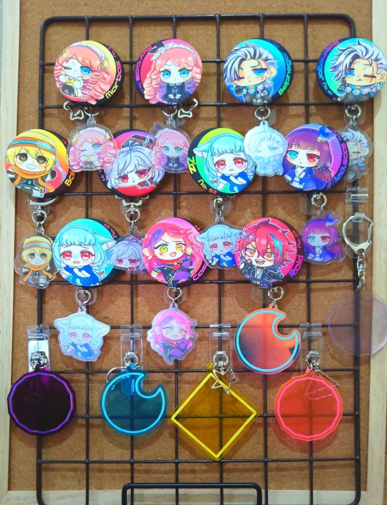 メギド72マット缶バッジ【57mm】