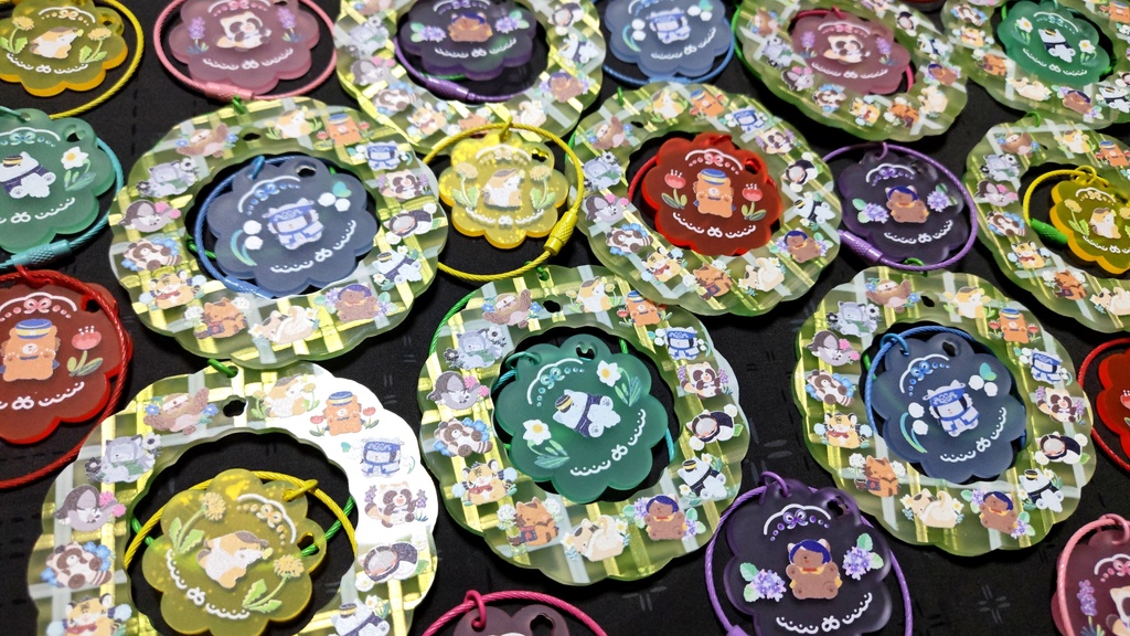 🆕フォゼ×お花シリーズ🌼4cmマットアクリルキーホルダー