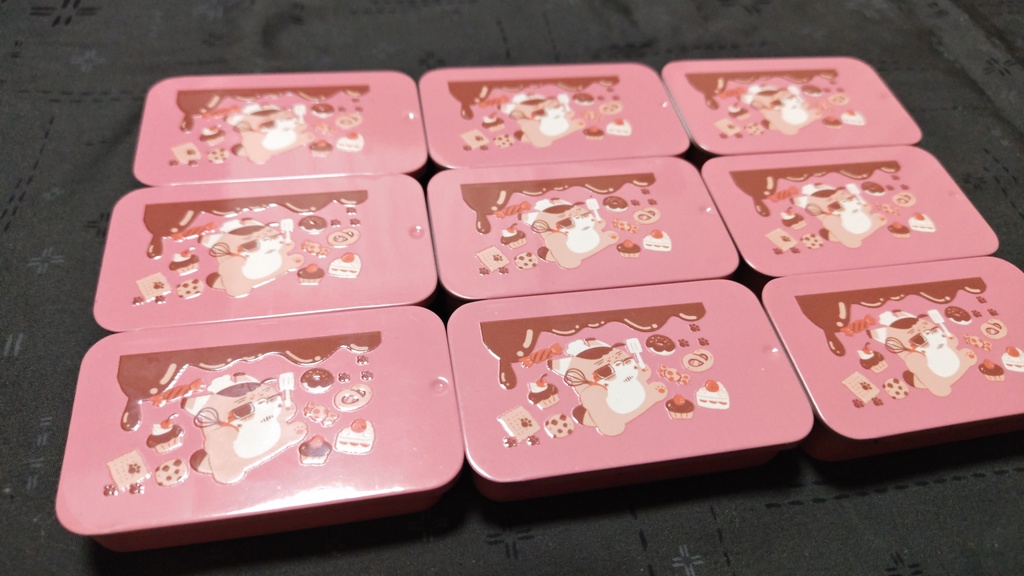 フォゼ尾ちゃん🐈️💝🍫🌼ミニ缶付きシールセット