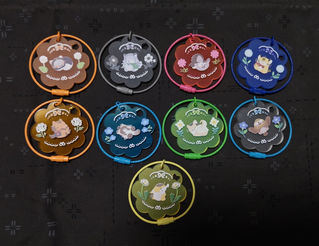 フォゼ×お花シリーズ🌼4cmアクリルキーホルダー【第2弾】