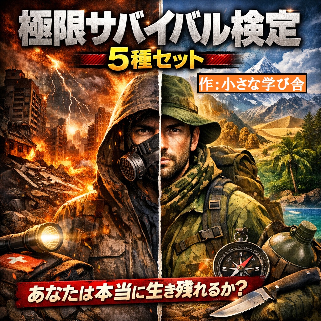 極限サバイバル検定5種セット ～あなたは本当に生き残れるか?～