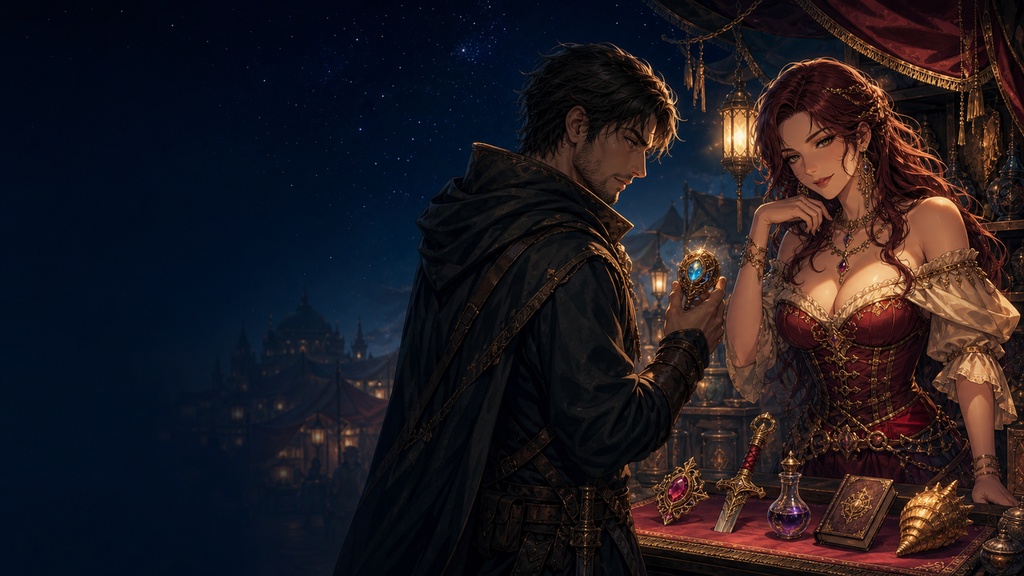 星屑市の目利き ～掘り出し物を探すファンタジー・バザールRPG～