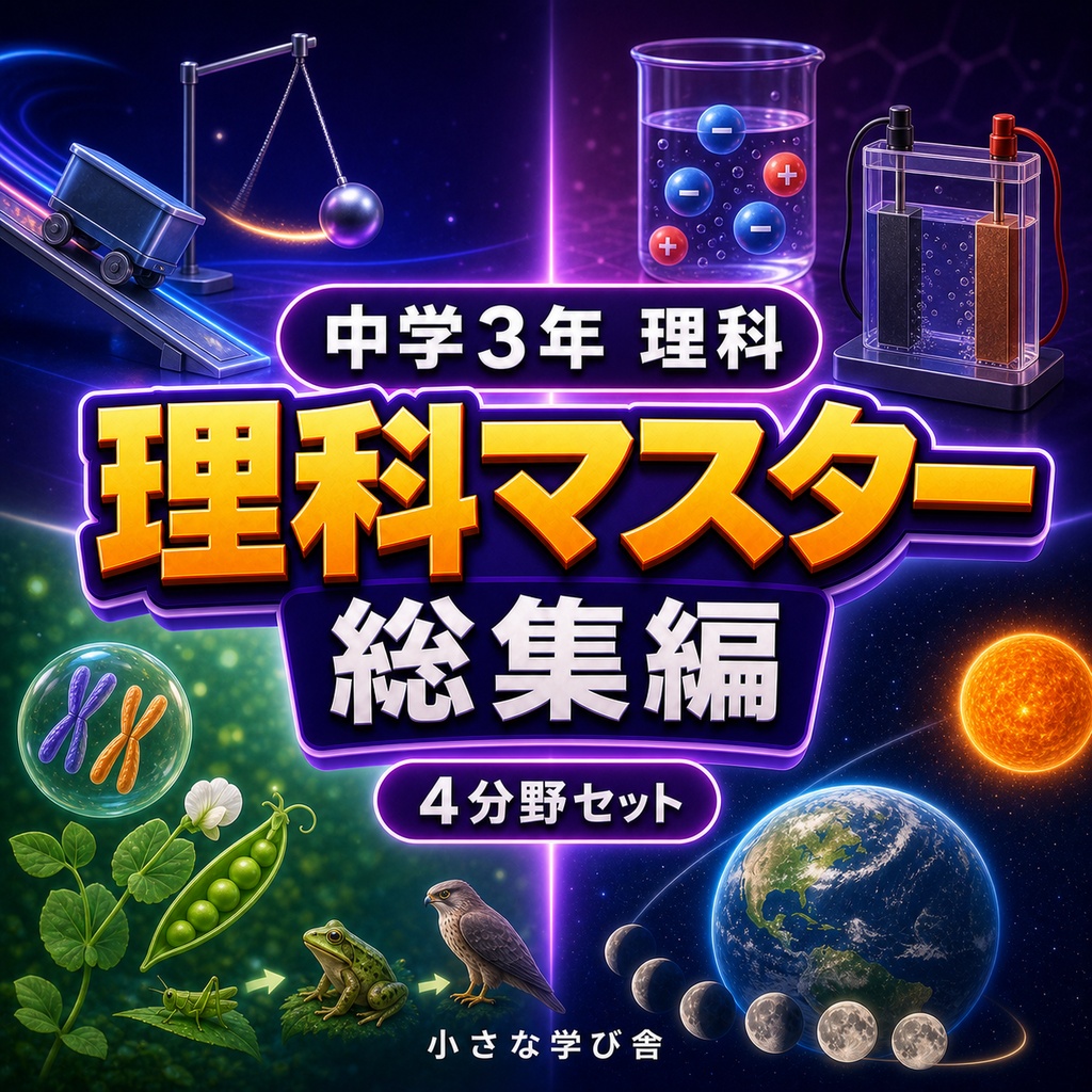 中学3年理科演習・総集編~ゲームで学ぶ基礎確認クイズ~