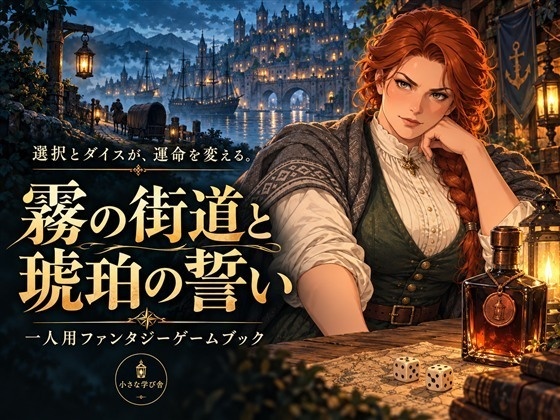 霧の街道と琥珀の誓い ～ダイスで進む短編ゲームブック～