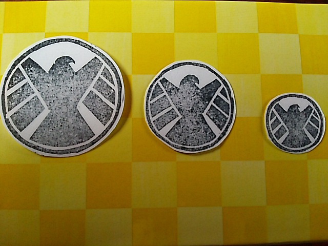 アベンジャーズ シールドマークステッカーセット 移動式注文所 Booth