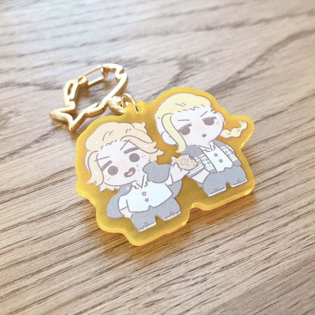 マイキーくんとドラケンくんのアクリルキーホルダー