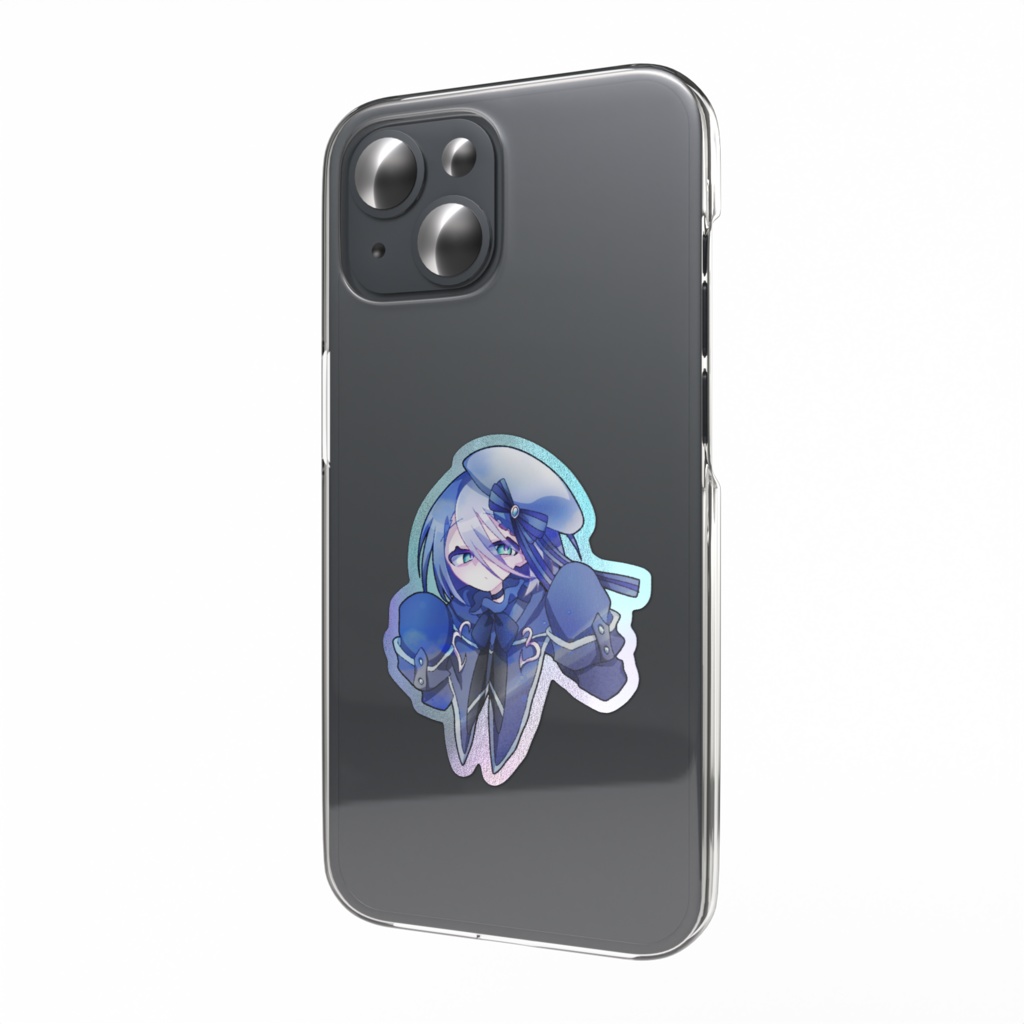 オーロラスマホステッカー【アザミ】