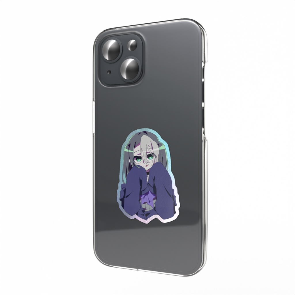 オーロラスマホステッカー【アザミ】