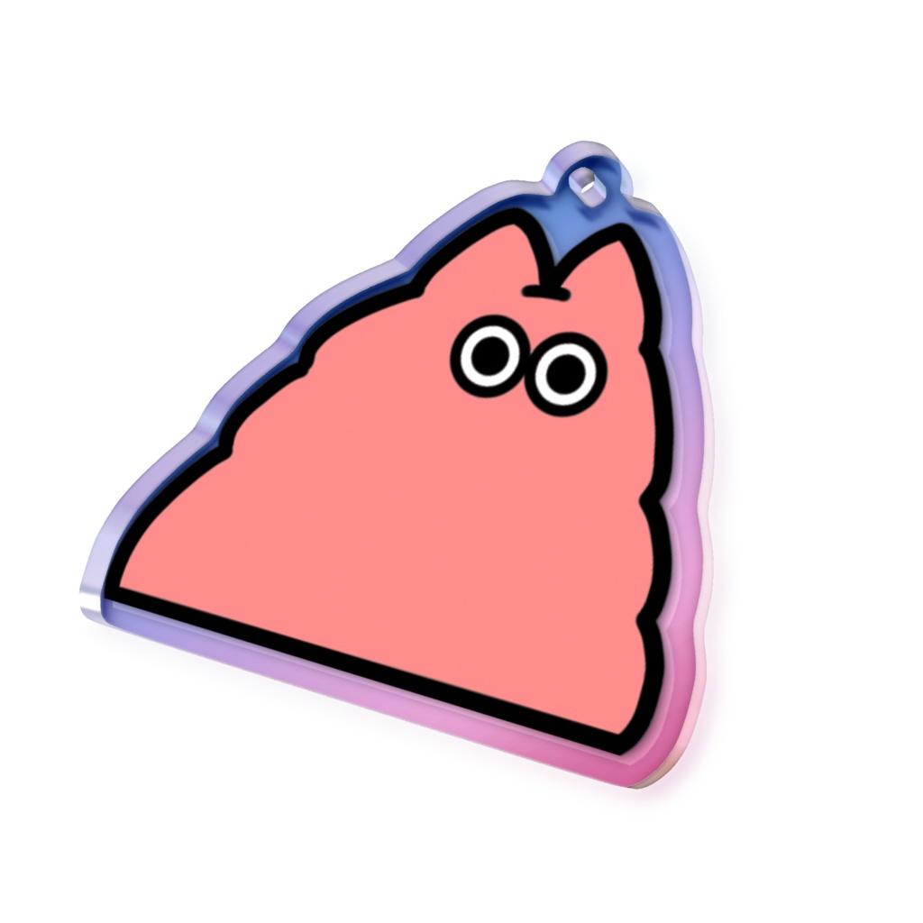 RAINBOW/POME オーロラアクリルキーホルダー