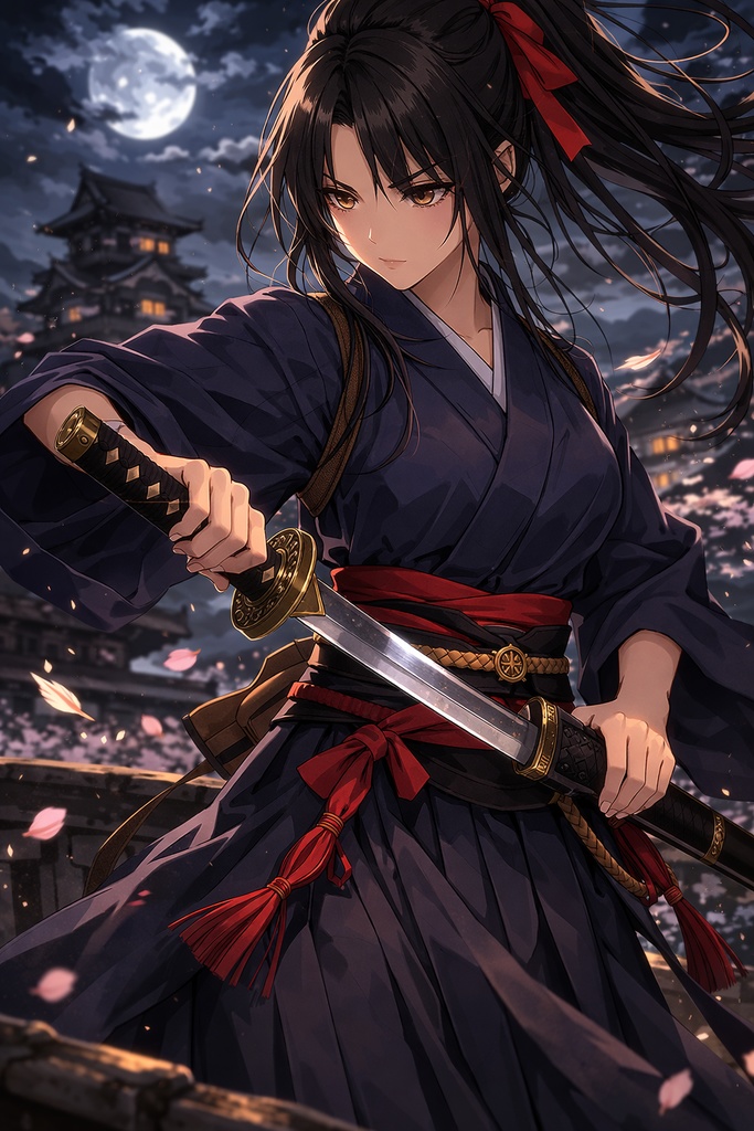 一輪の花　真希