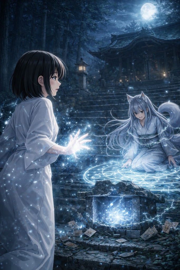 巫女と妖狐の平穏な一日