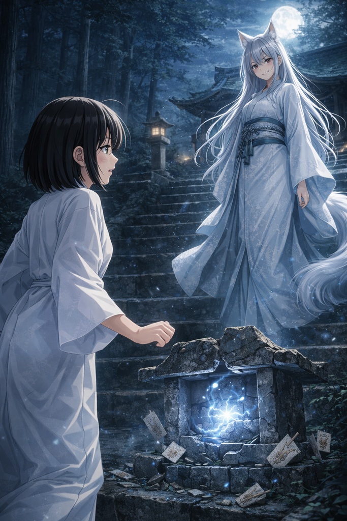 巫女と妖狐の平穏な一日