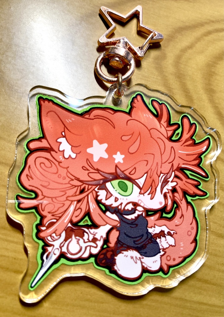 ケモアクタアクリルキーホルダー