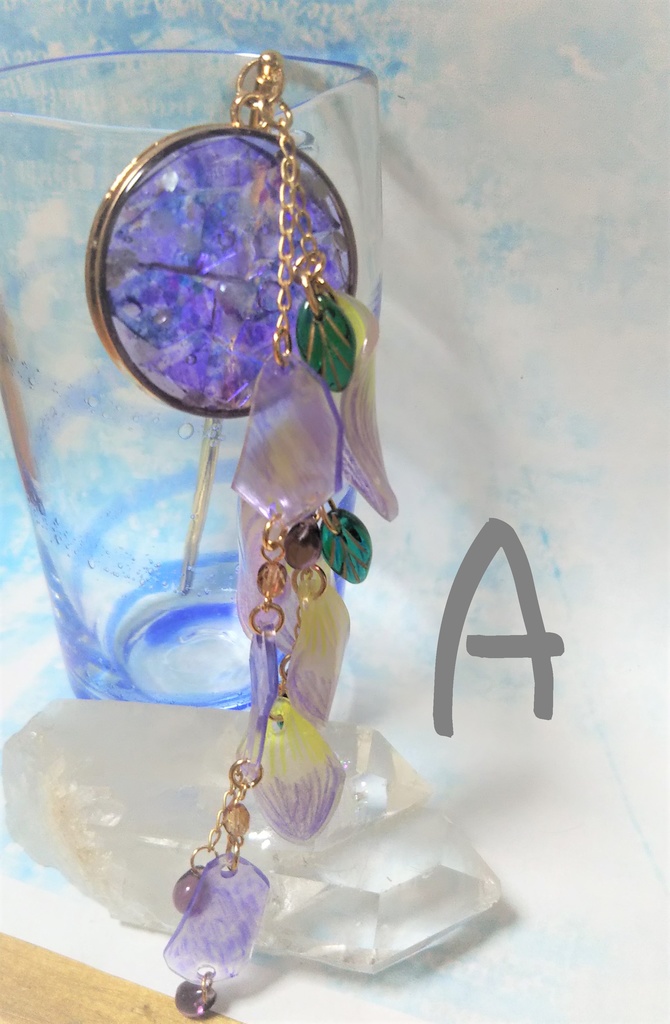 藤色のかんざし