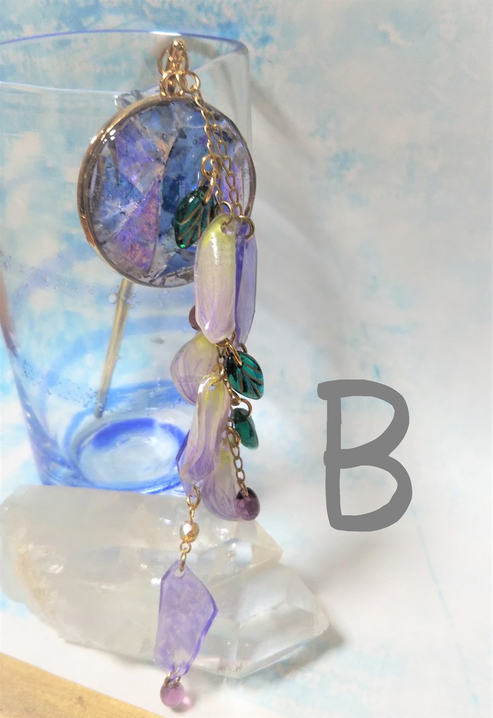 藤色のかんざし