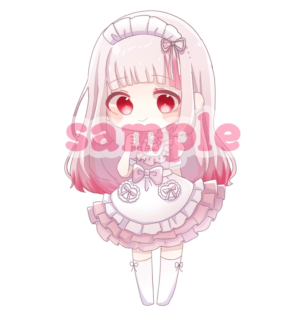 【初グッズ❕】メイド服むまちゃん🎀🤍