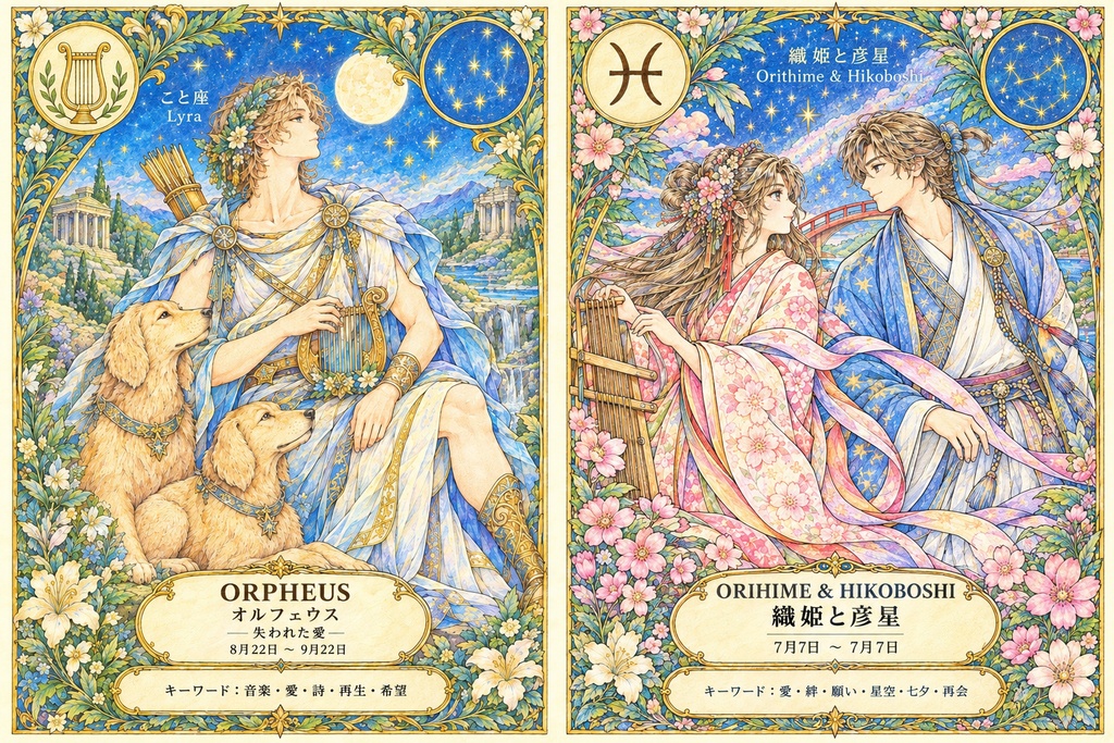 星空の物語 星座の塗り絵