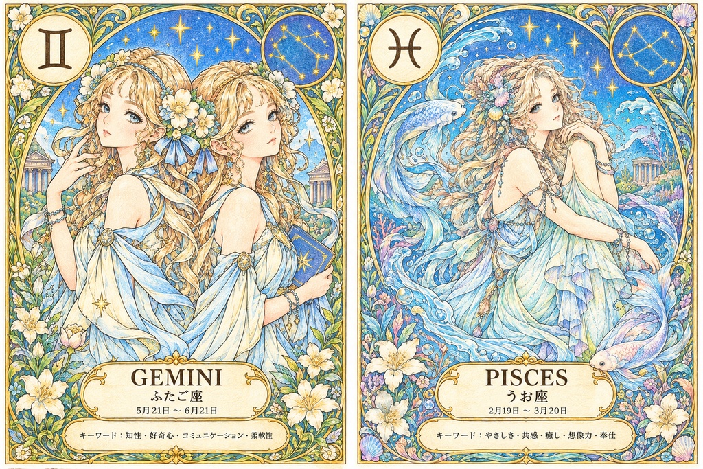 星空の物語 星座の塗り絵