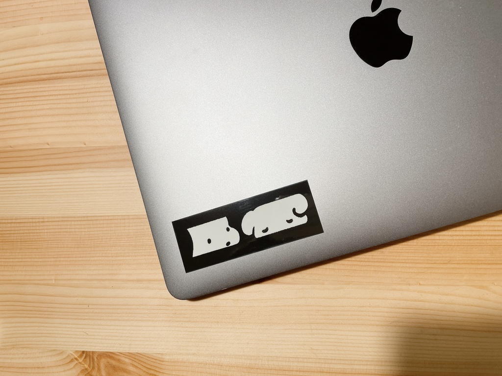 ココモとスモア ステッカー Honoyu Shop Booth