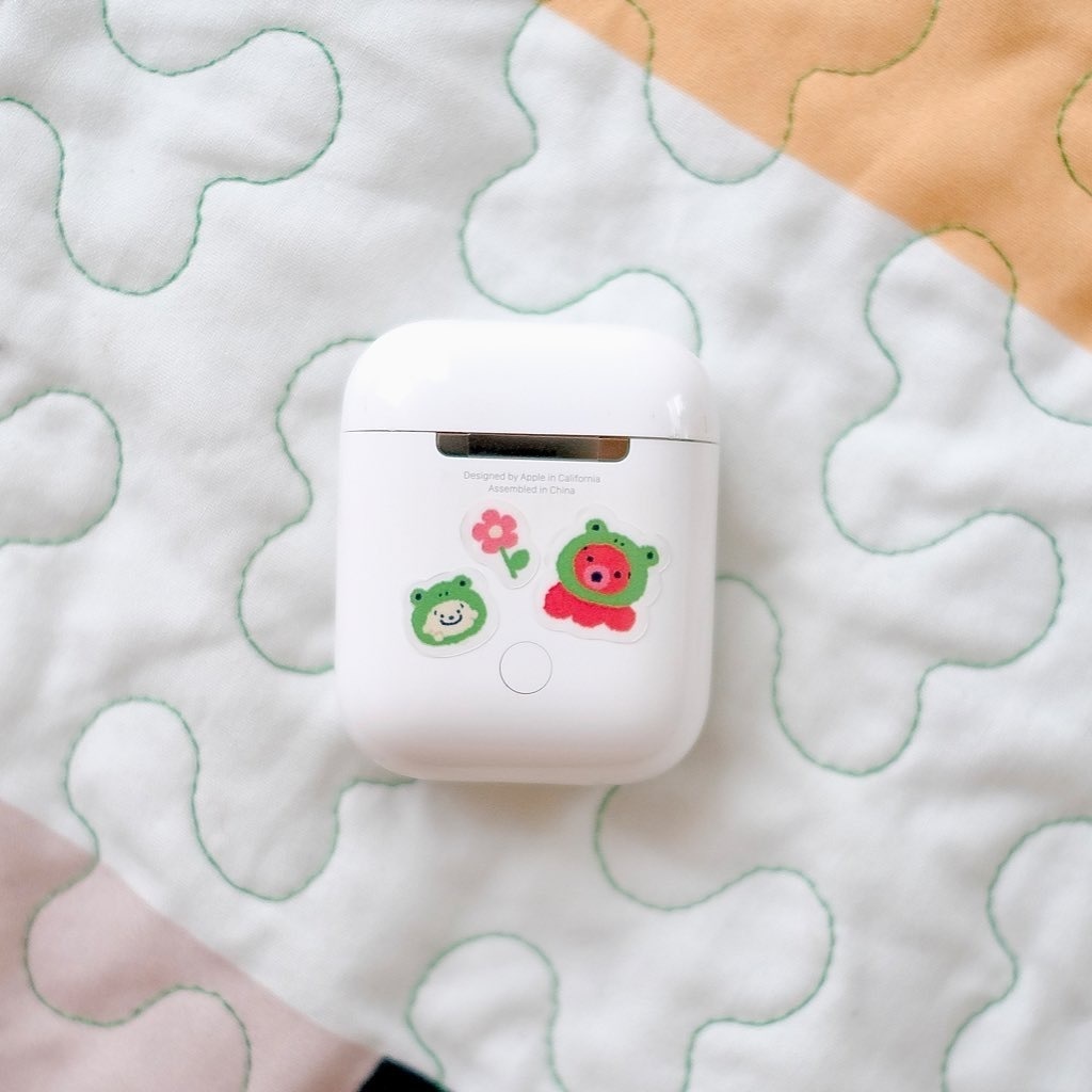 透明ハーフカットシール