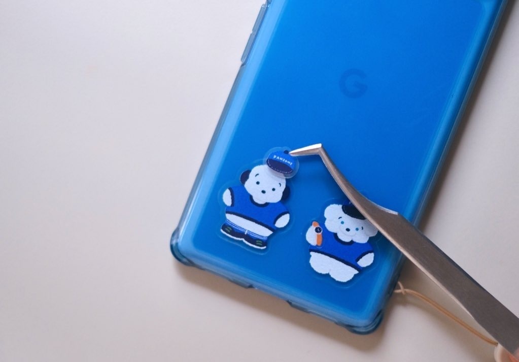 透明ハーフカットシール