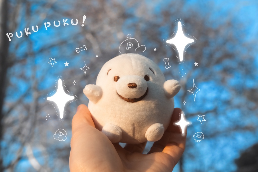 プクプク!犬めだかちゃん ぬいぐるみマスコット