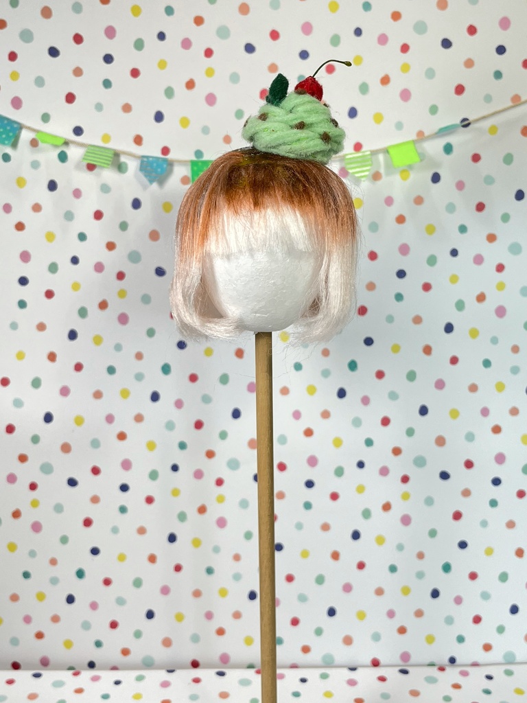 ねんどろいどかすたむへっど用ウィッグ　チョコレート