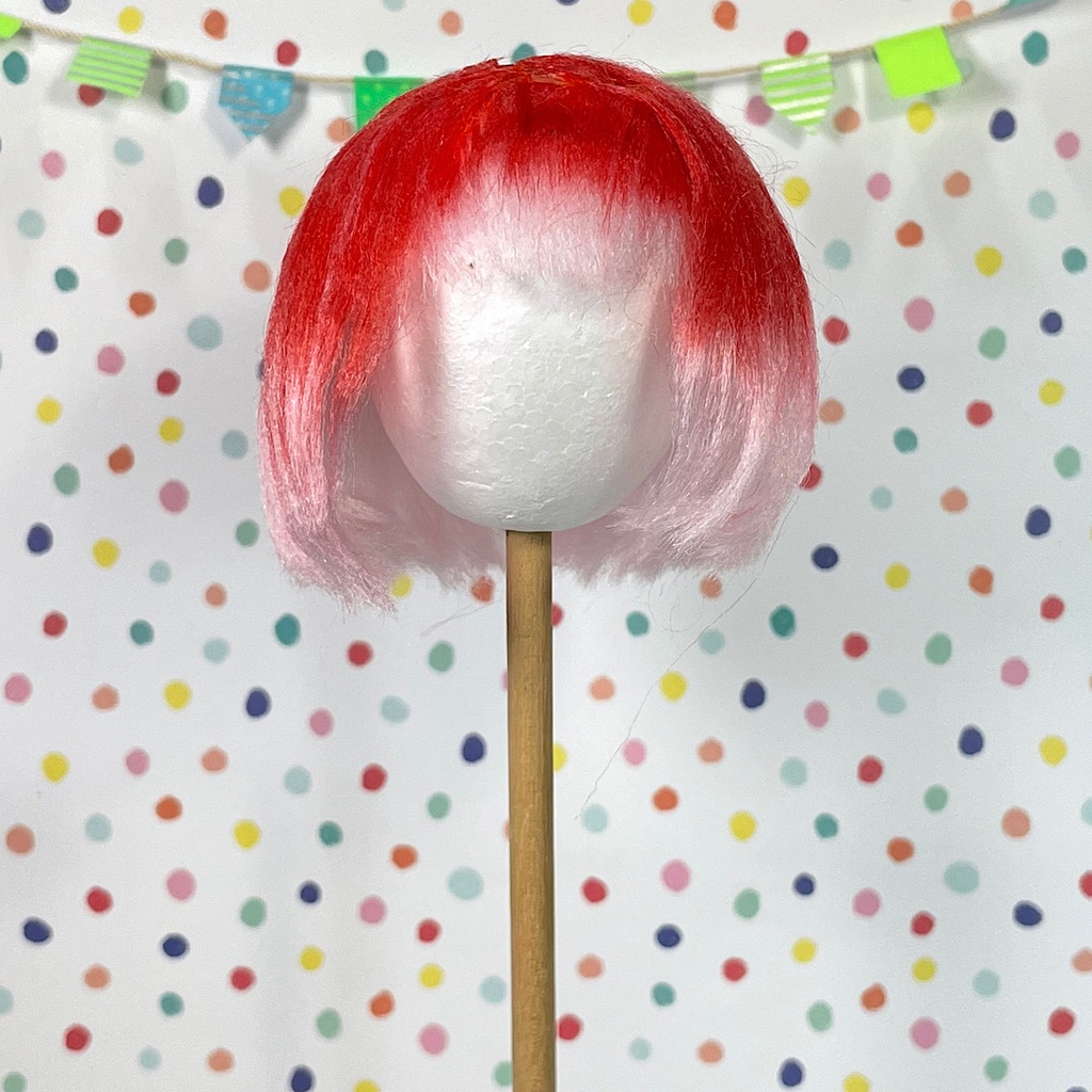 ねんどろいどかすたむへっど用ウィッグ　いちごミルク