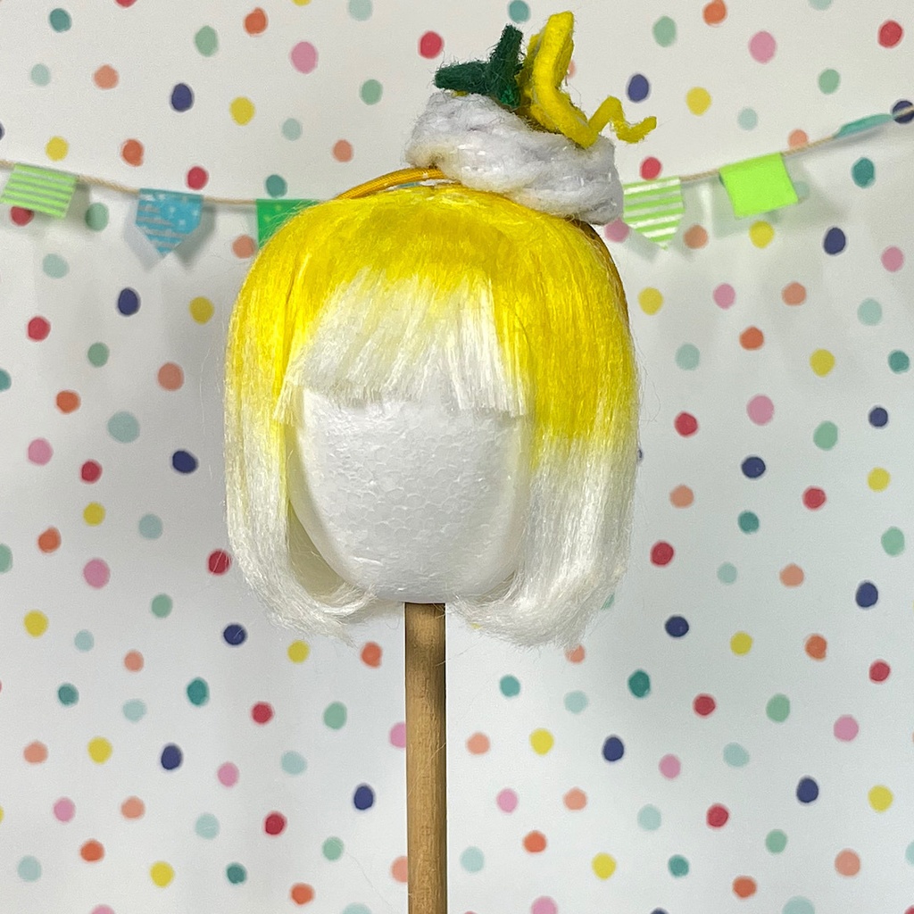 ねんどろいどかすたむへっど用ウィッグ　レモンシロップ