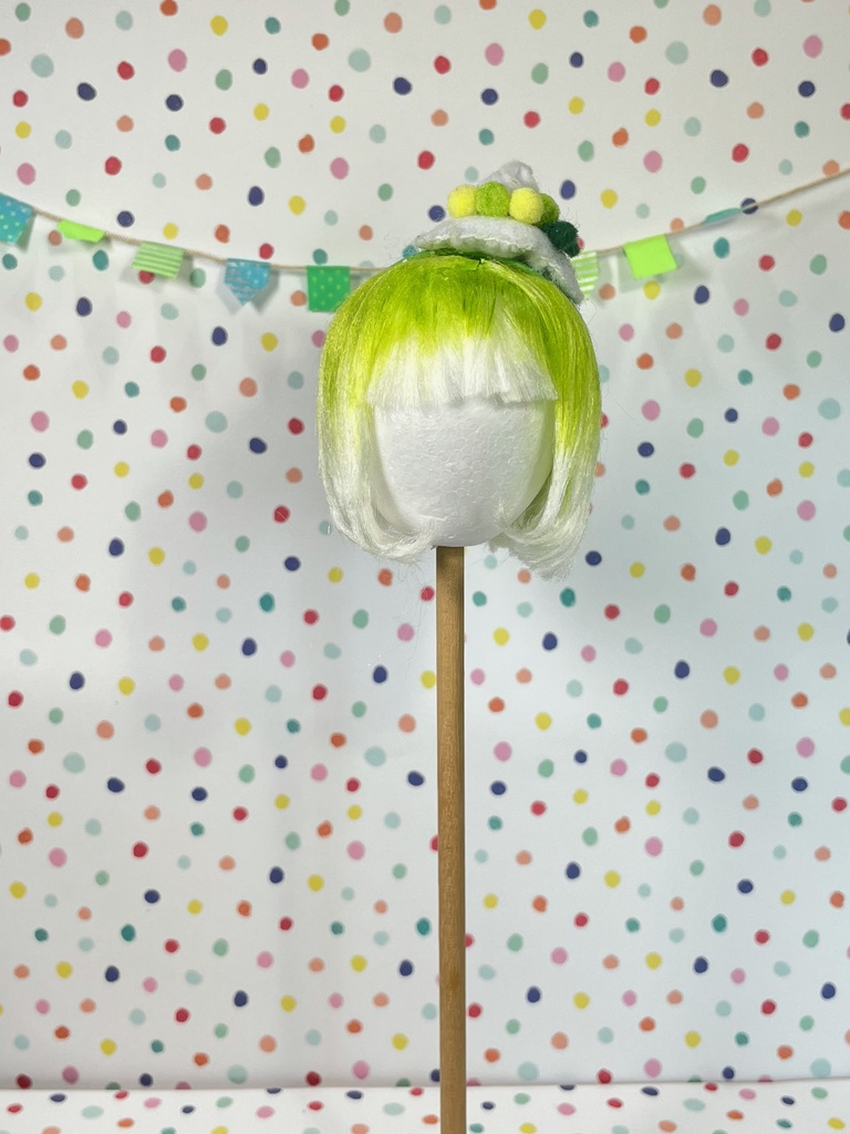 ねんどろいどかすたむへっど用ウィッグ　メロンシロップ