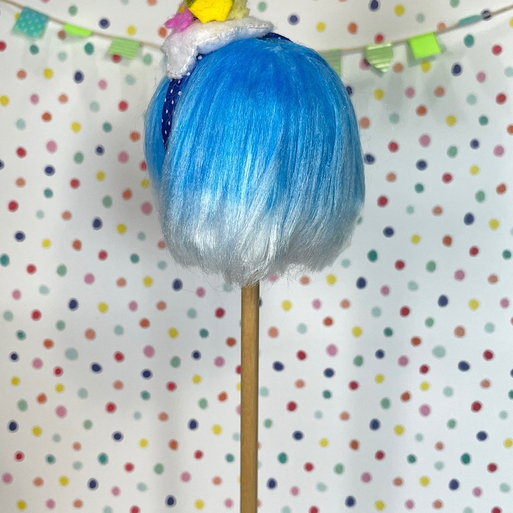ねんどろいどかすたむへっど用ウィッグ　ブルーハワイ