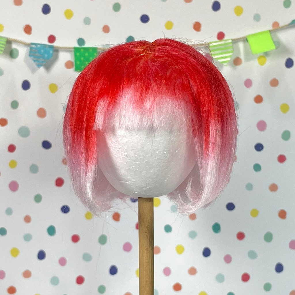 ねんどろいどかすたむへっど用ウィッグ　いちごシロップ