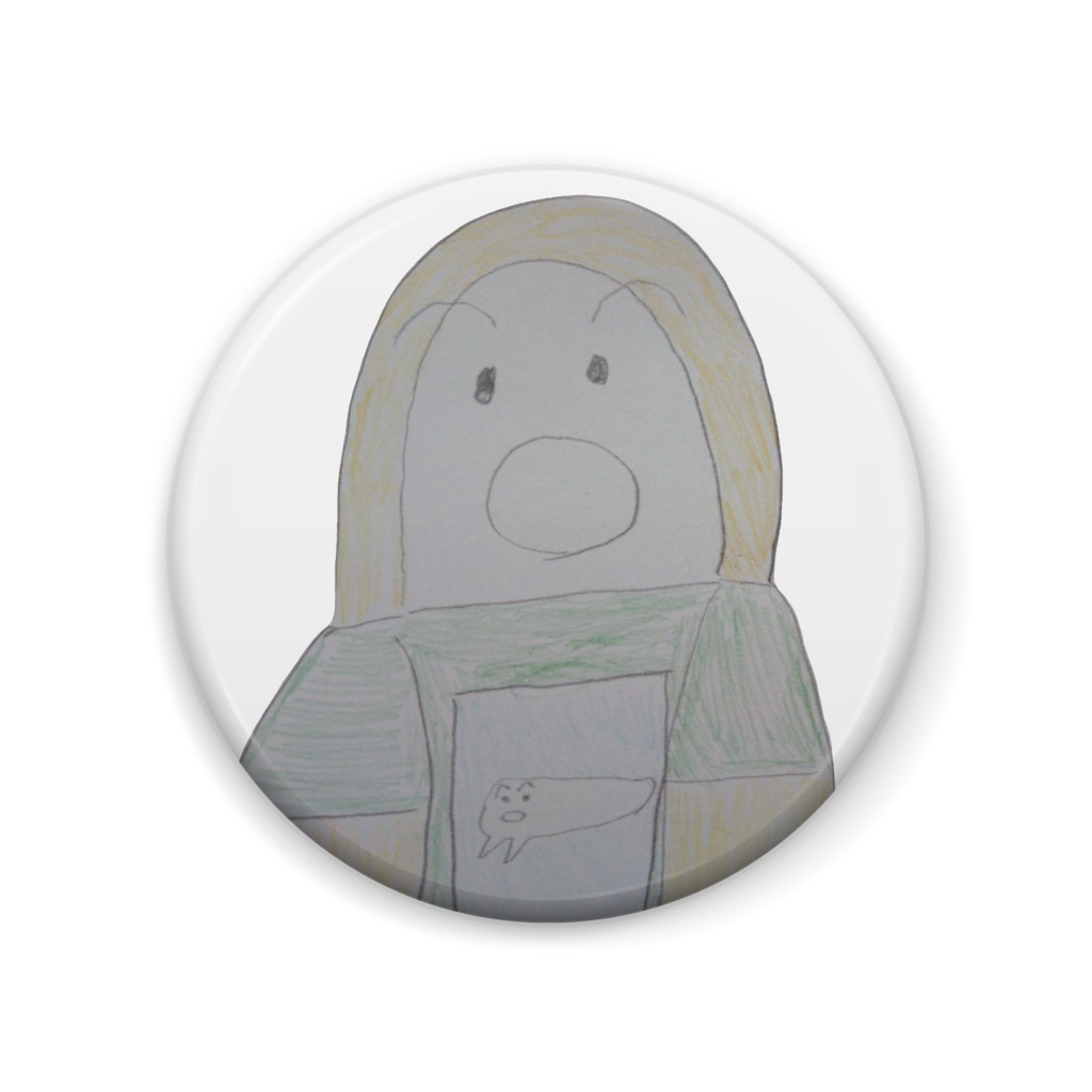 なまけるために生まれた 缶バッジ