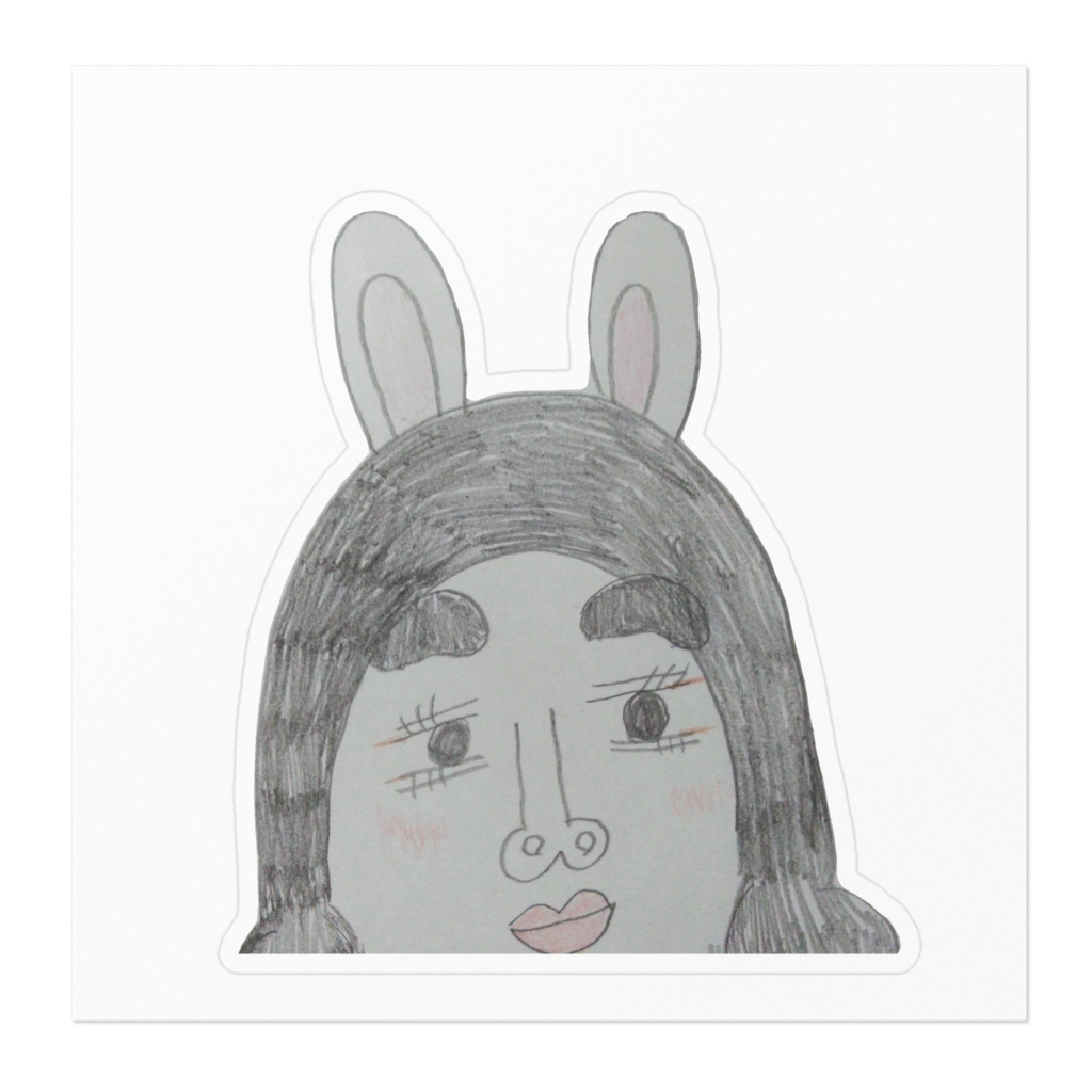 ごりみちゃん(うさぎ)ステッカー