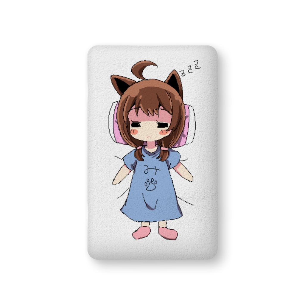 【猫之宮みこと】すやすやふかふかクッション♪(ドット絵)