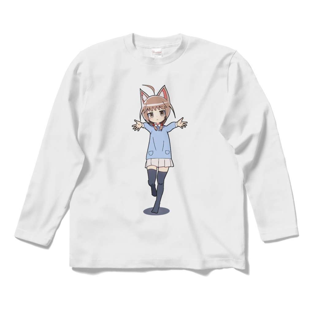 猫之宮みこ「だっこぉ」ロングスリーブTシャツ