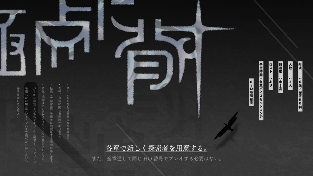 【CoC】極点に背す SPLL:E192669