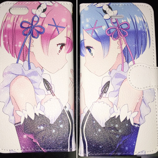 手帳型レムラムスマホケース