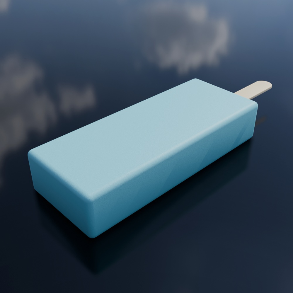 【¥100】アイスバー 3Dモデル【VRChat/Blender】