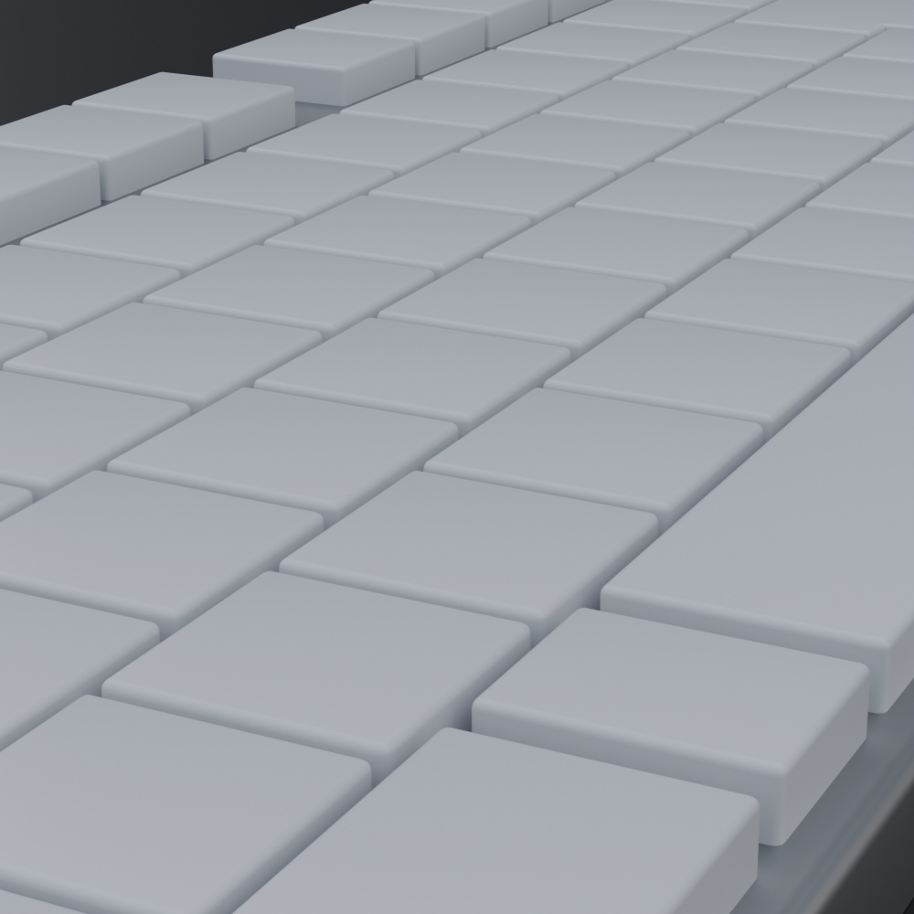 【¥100】キーボード 3Dモデル ローポリ版あり【VRChat/Blender】