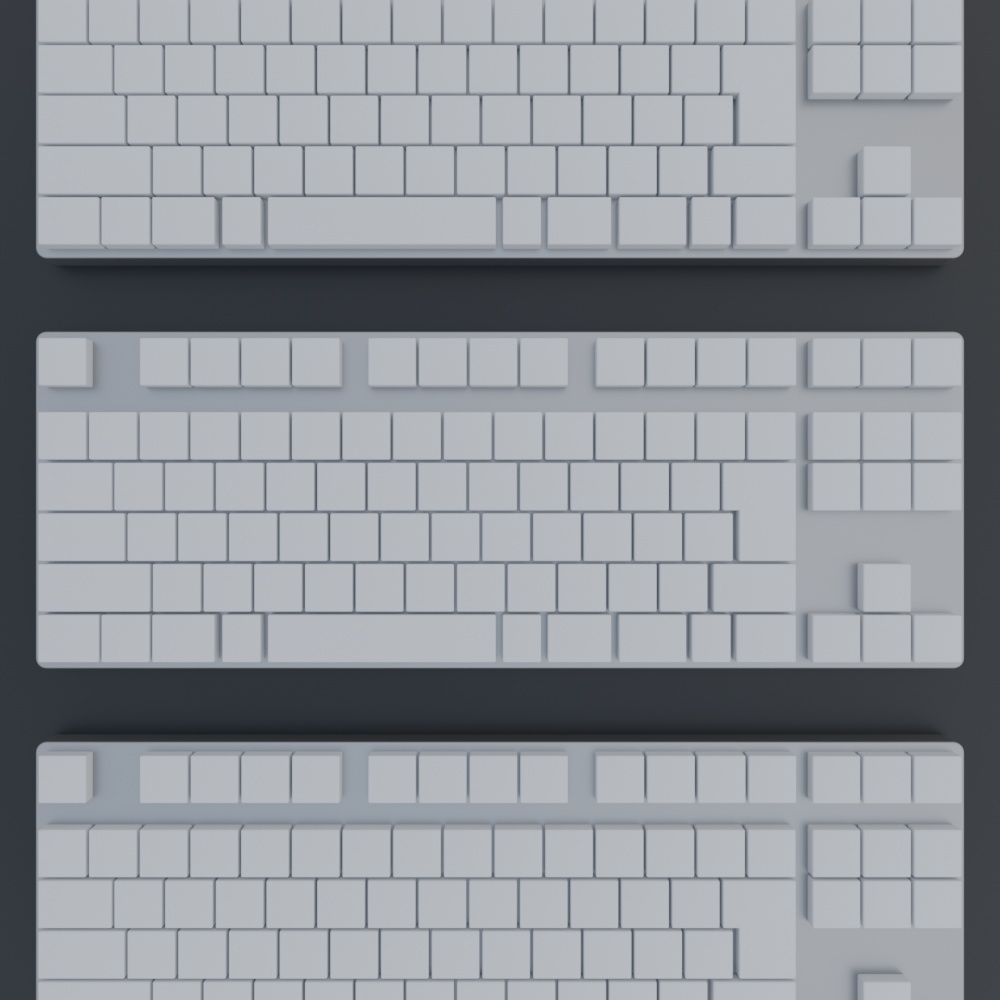 【¥100】キーボード 3Dモデル ローポリ版あり【VRChat/Blender】