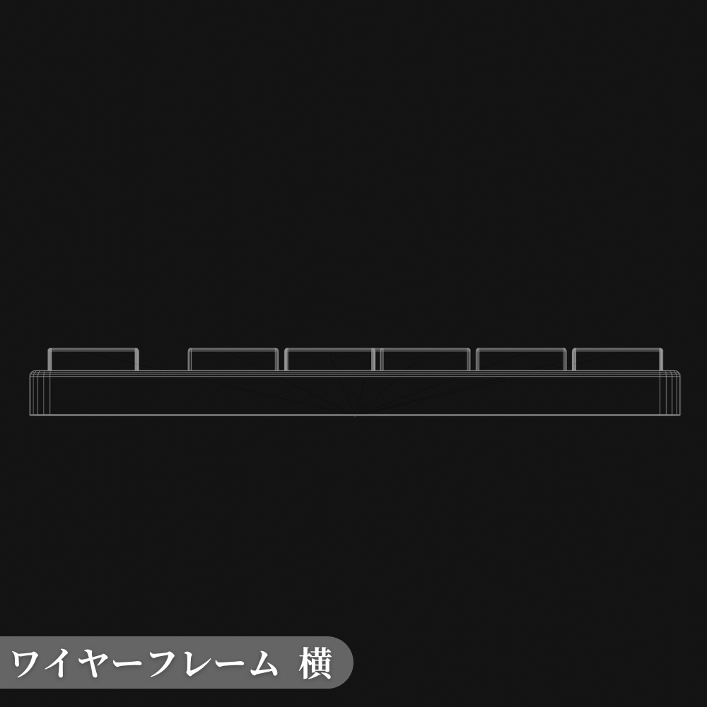 【¥100】キーボード 3Dモデル ローポリ版あり【VRChat/Blender】