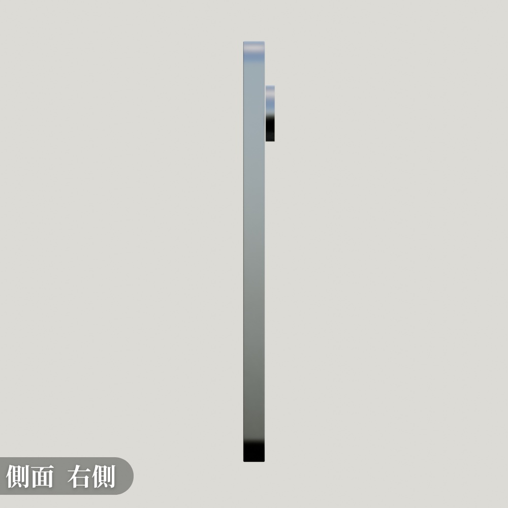 【色をカスタム可】カメラの特徴的なスマホ 3Dモデル スマホ【VRChat/Blender】