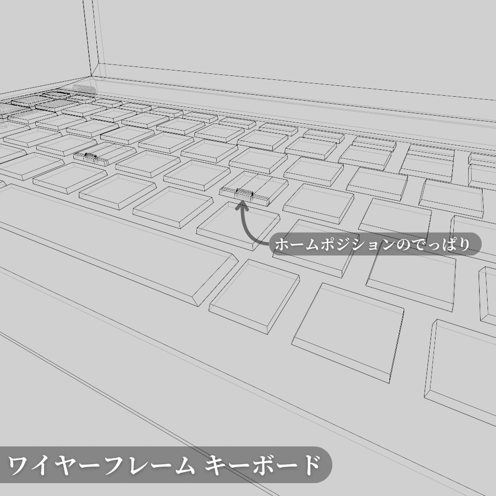 【¥100】ちょっとおしゃれなノートパソコン 3Dモデル パソコン【VRChat/Blender】